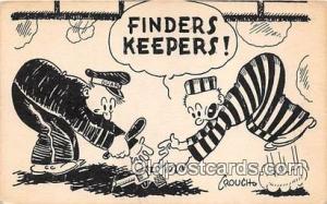 Finders Keepers  Prison Postcard Post Card Postcard Post Card Finders Keepers