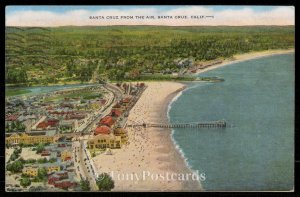 Santa Cruz from the Air, California