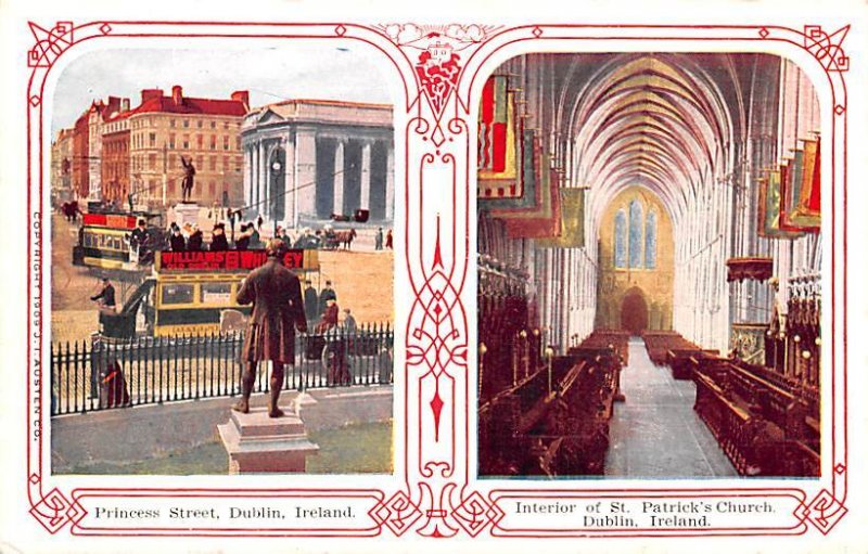 Princess Street, St Patrick's Church Dublin Ireland Unused 