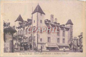 Old Postcard Saint Jean de Luz La Cote Basque Maison Louis XIV Velo Cycle