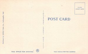 US Federal Building & Post Office Indianapolis Indiana Vintage Postcard 1930's
