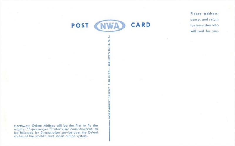 16268  Boeing Stratocruiser  Northwest Orient Airlines