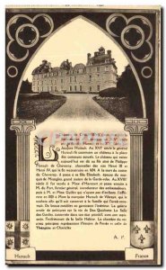 Old Postcard Chateau De Cheverny