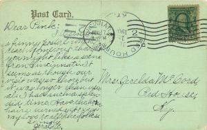 Cincinnati OH~University~McMicken Hall~Main Entry~Terraced Steps~1908 Postcard