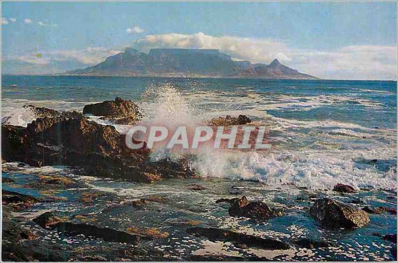 Postcard Modern Viewed Table Mountain from Blaauwberg Cape