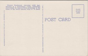 Deadwood SD South Dakota Unused Linen Postcard H8