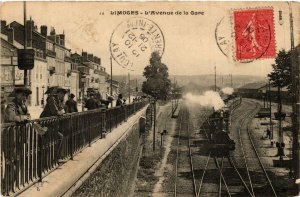 CPA LIMOGES L'Avenue de la Gare (611185)