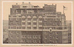 New Jersey Atlantic City Ships Deck Atop Colton Manor