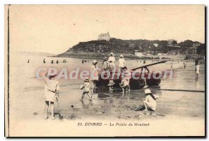 Old Postcard Dinard The Pointe Du Reel