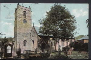 Wales Postcard - Llangollen Church, Denbighshire  RS103