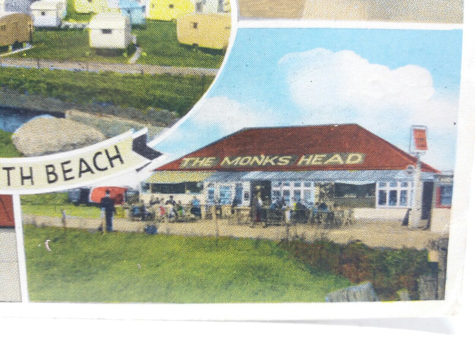 St Osyth Caravan Site Beach The Monks Head Bar Pub Clacton Vintage