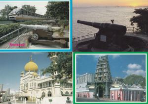 Sentosa Military Canon Temple Singapore 4x Postcard s