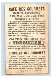 1880s French Gourmet Chocolates Trebucien Weighing Letter Game Trick F155