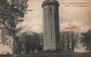 Vintage Postcard 1910's Saint Amand Montrond La Tour de malakoff France