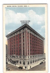 Toledo Ohio OH Postcard 1915-1930 Hotel Secor