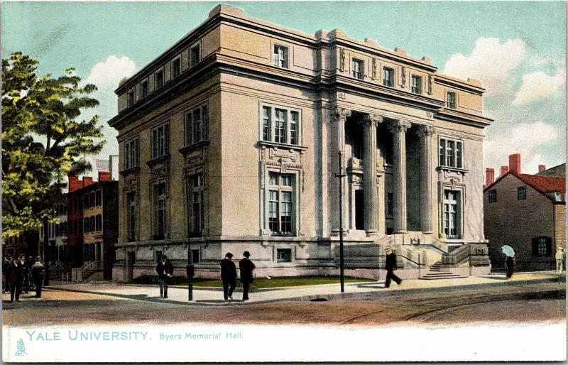 Tucks Yale University Series 1070, Byers Memorial Hall UDB Vintage Postcard L10