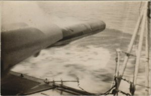 PC CHINA, HONGKONG, HMS SERAPH TORPEDO, Vintage REAL PHOTO Postcard (b33688)
