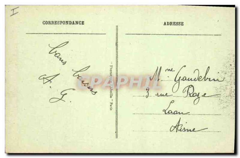 Old Postcard The Paris City Hall