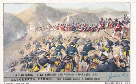 Liebig S1688 Infantry No 1 La battaglia dell'Assietta 19 Luglio 1747