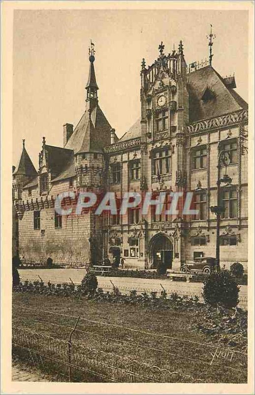 Old Postcard Chateau Loire Saumur (Maine et Loire) The City Hotel