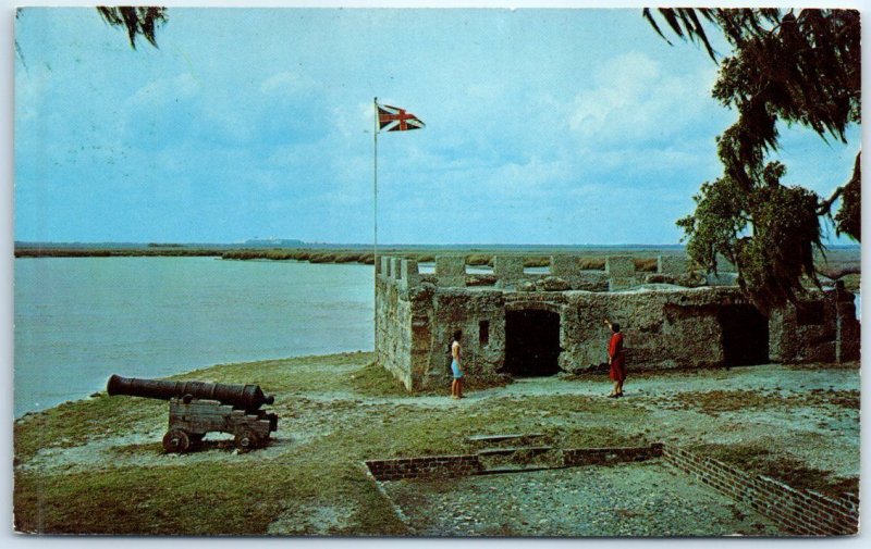 Postcard - Fort Frederica - St. Simons Island, Georgia