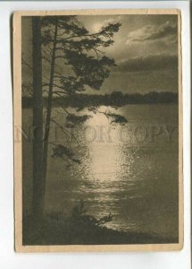 473581 Leningrad environs Shuvalovo moonlit night on third lake circulation 5000