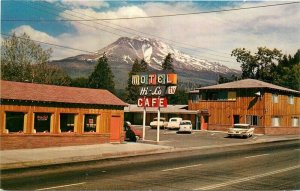 Weed California Hi-Lo Motel Cafe Eastman Studios Crocker autos Postcard 21-4719