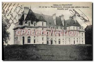 Postcard Old Castle Francport or log German plenipotentiaries have come seeki...