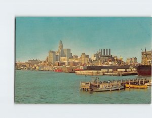 Postcard Skyline And Inner Harbor, Baltimore, Maryland