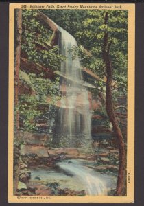 Tennessee - Rainbow Falls, Great Smoky Mountains ~ Linen