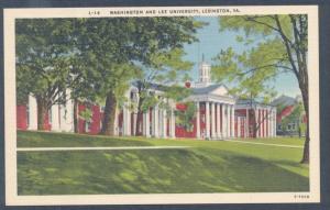 Virginia colour PC Washington & Lee University Lexington unused