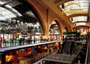 Leipzig, Germany RAILWAY SHOPPING MALL  Promenaden Hauptbahnhof  4X6 Postcard