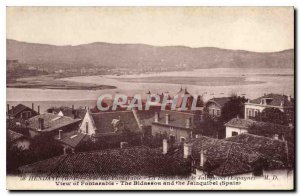 Old Postcard View Hendaye Hondarribia The Bidasoa and Jaizquibel (Spain)