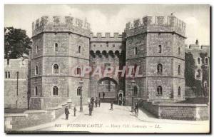 England - Berkshire - Windsor Castle - Henry VIII Gateway - Old Postcard