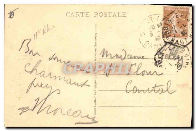 Old Postcard Trois Epis