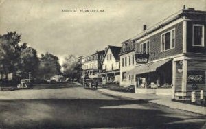 Bridge St. in Kezar Falls, Maine