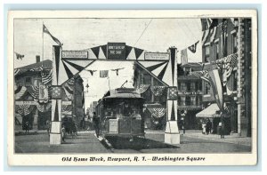 1905 Old Home Week, Washington Square, Newport, Rhode Island RI Postcard