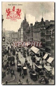 Old Postcard London High Holborn