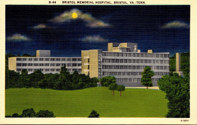 Virginia Bristol Memorial Hospital At Night