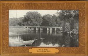 South Haven MI MC Bridge c1910 Postcard