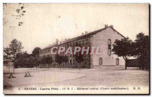 Postcard Old Barracks Pity central Nevers Center Building mobilizing Army