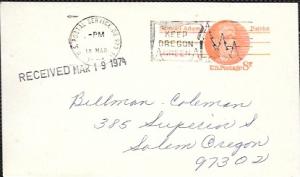 US Pre-stamped Postcard UX66 Samuel Adams.