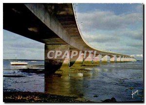 Postcard Modern Colors and Light of France Le Pont d'Oleron