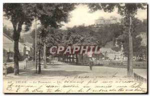 Old Postcard Uriage Les Promenades