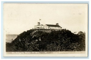 1917 Northampton Massachusetts MA, Mt. Holyokee Hotel RPPC Photo Postcard