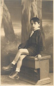 Vintage photography lot studio DUNKY Cluj Transylvania Romania children portrait 