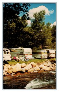 Postcard CO Paradise Trailer Park Estes Park Colorado Vintage Standard View Card 