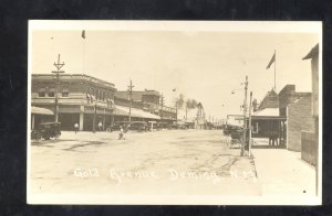 RPPC DEMING NEW MEXICO DOWNTOWN STREET SCENE VINTAGE REAL PHOTO POSTCARD