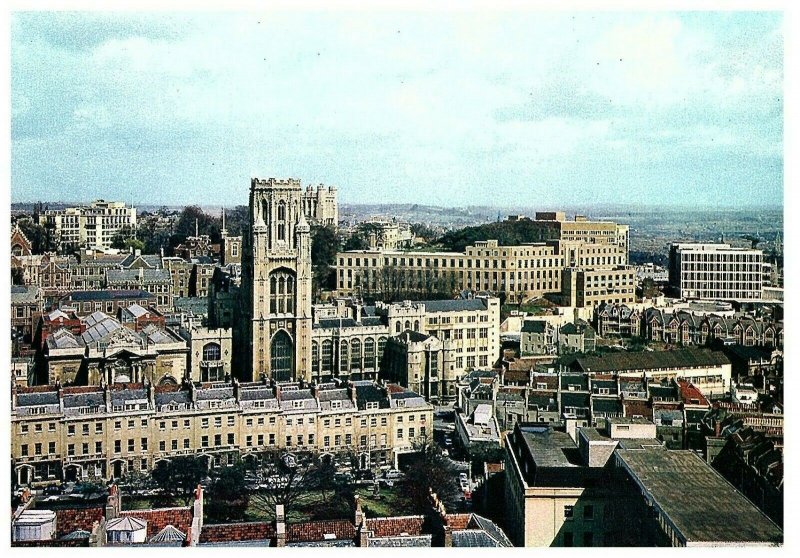 Lot 7 Bristol College Docks Cabot Tower Neptune England card