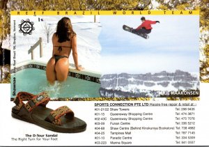 Advertising Reef Brazil Shoes & Sandals With Semi Nude Shawnee Miss Reef Braz...